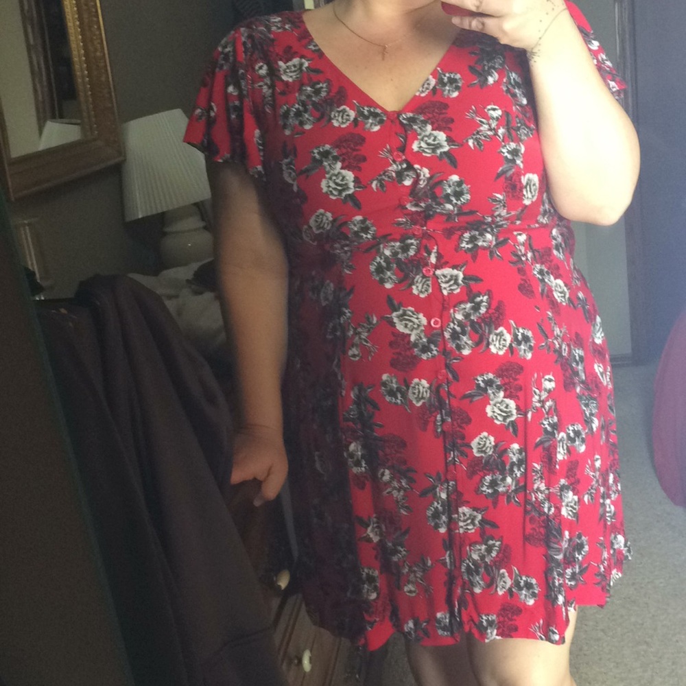 Red dress